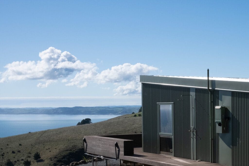 'The Bach' comes in One, Two and Three Bedroom designs. These Homes meet the 70m2 Granny Flat Regulations. Nordic Pine and Colorsteel Cladding. These prefabricated modular homes are built in Raglan.