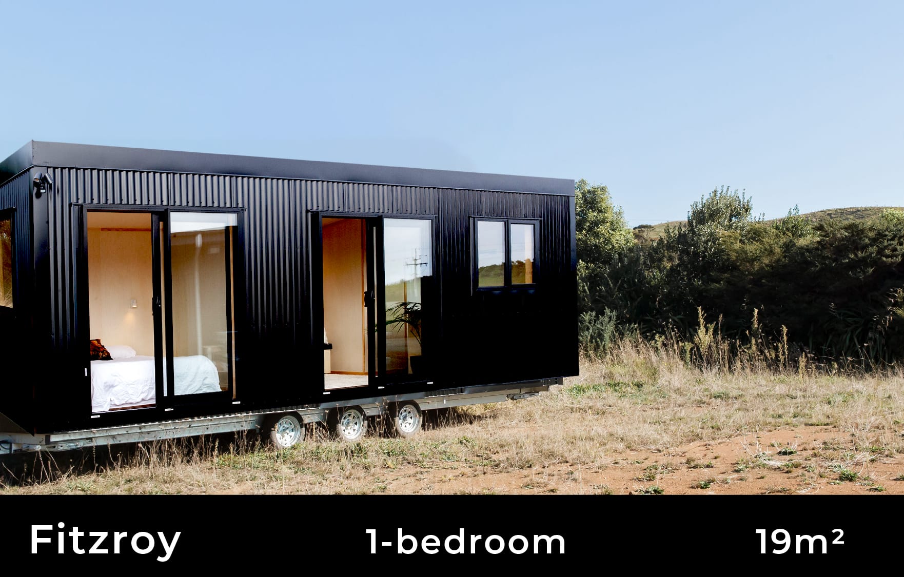 The Fitz Roy One Bedroom Tiny Home by Fox Cabins, Raglan